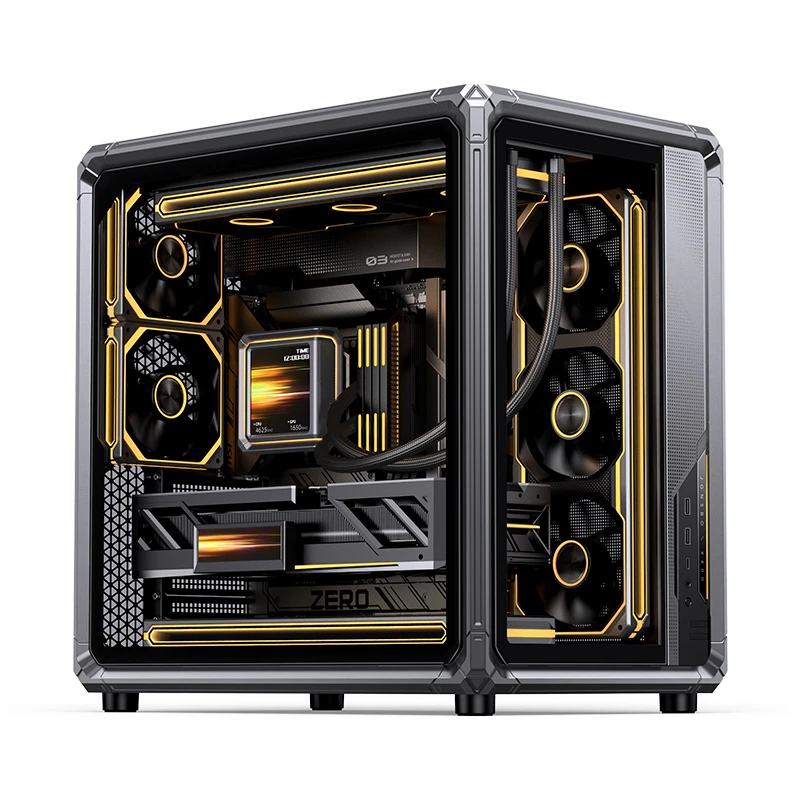 VỎ CASE PC JONSBO ATX X400 GREY - Ảnh 10