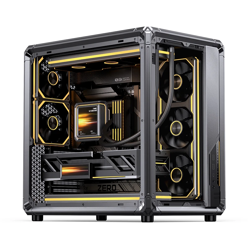 VỎ CASE PC JONSBO ATX X400 GREY - Ảnh 7