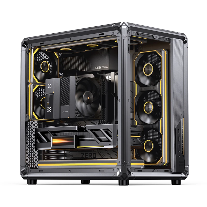VỎ CASE PC JONSBO ATX X400 GREY - Ảnh 6