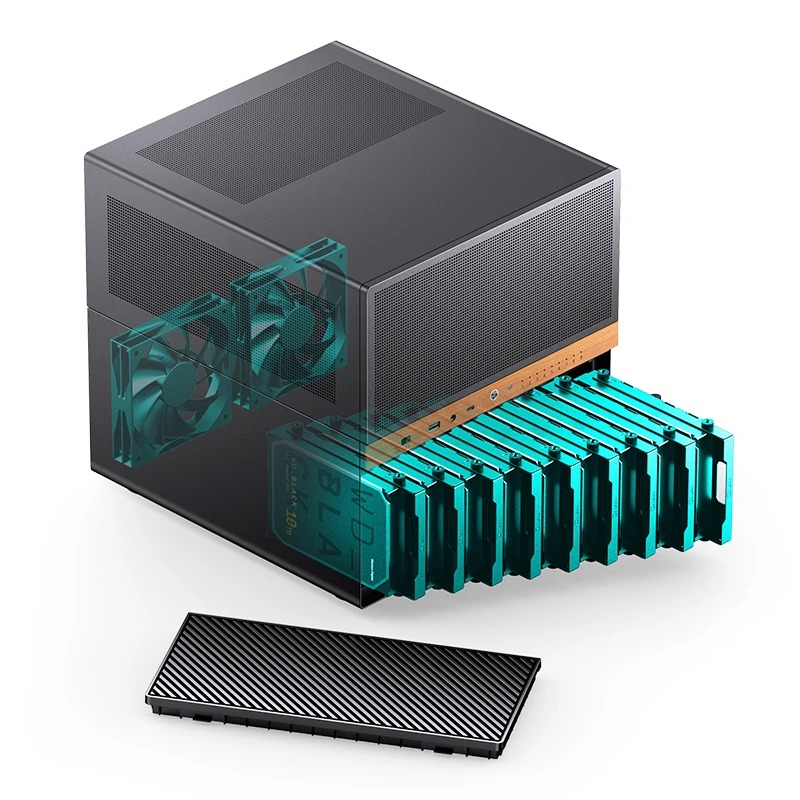 VỎ CASE PC JONSBO N6 BLACK - Ảnh 5