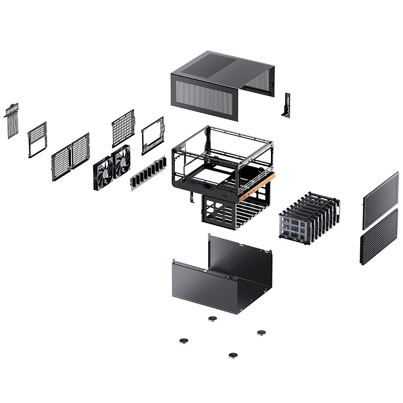 VỎ CASE PC JONSBO N6 BLACK - Ảnh 6