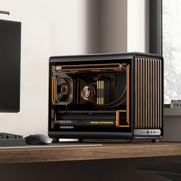 VỎ CASE PC JONSBO D33 WOOD BLACK - Ảnh 17