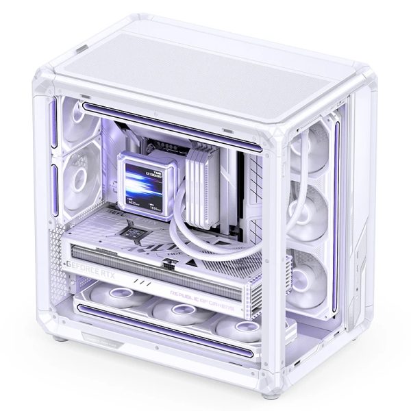 VỎ CASE PC JONSBO X400 PRO WHITE - Ảnh 3